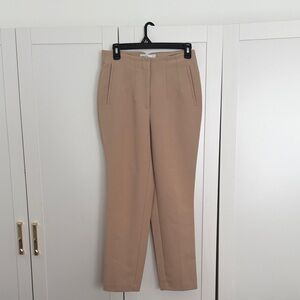 Nine West Camel-Tone Tailored Dress Pants